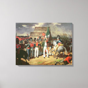 Toile Père Noël Anna défie les troupes espagnoles