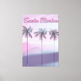 Toile Père Noël Monica Californie