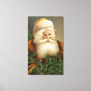 Toile Père Noël vintage 11