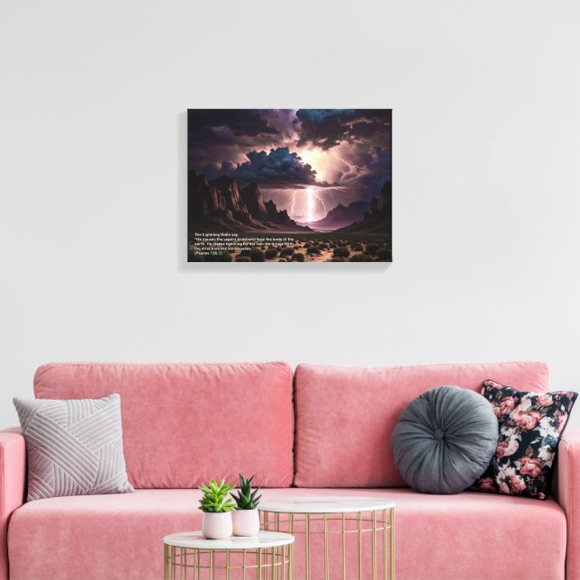 Toile Perek Shirah - Foudre (Insitu(Salon))