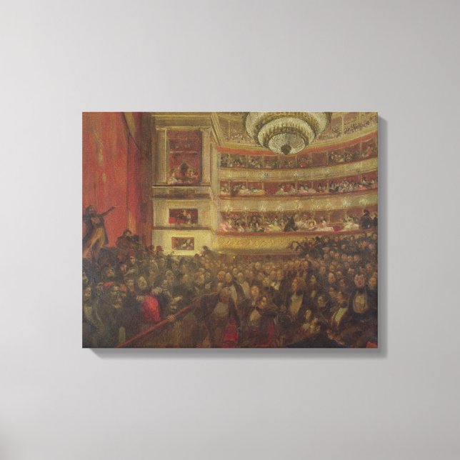 Toile Performance de 'Hernani' par Victor Hugo (Recto)