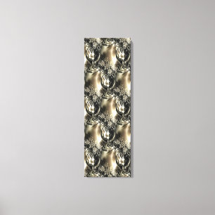 Toile Perles dorées