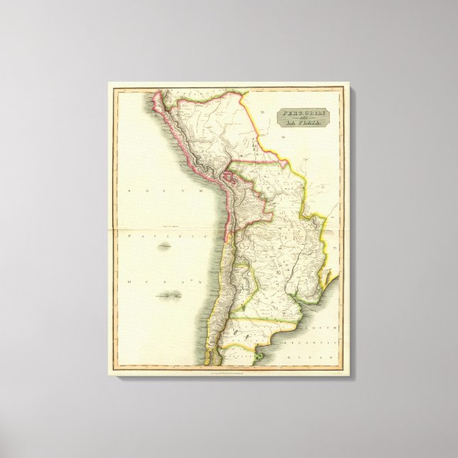 Toile Pérou, Chili, La Plata 2 (Recto)