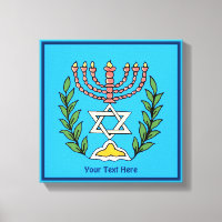 Persian Magen David Menorah