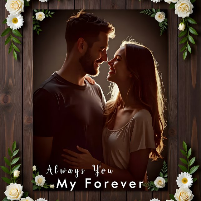 Toile ✅Personalized Couple Photo |Custom Engagement Gift (Créateur téléchargé)