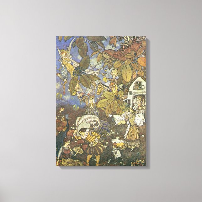 Toile Personnages de livre d'histoires classique vintage (Recto)