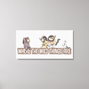 Toile Personnages de Où sont les monstres sur Logo