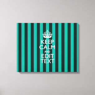 Toile Personnalisable Conserver Le Calme De Votre Texte