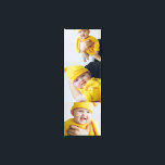 Toile Personnalisé Ajouter 3 photos sur mesure<br><div class="desc">Créer un Collage photo personnalisé unique customisé personnalisé 3 Photo Collage mur art de Ricaso</div>