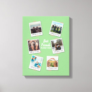 Toile Personnalisé Best Friends 6 Photo Collage personna