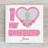 Personnalisé J'aime mon petit ami – Ajouter une ph