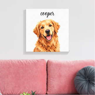 Toile personnalisée avec le nom « Cooper » - Golde
