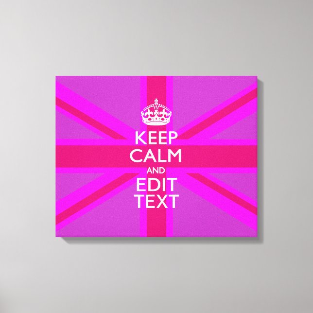 Toile Personnaliser du calme Modifier le texte sur l'uni (Recto)