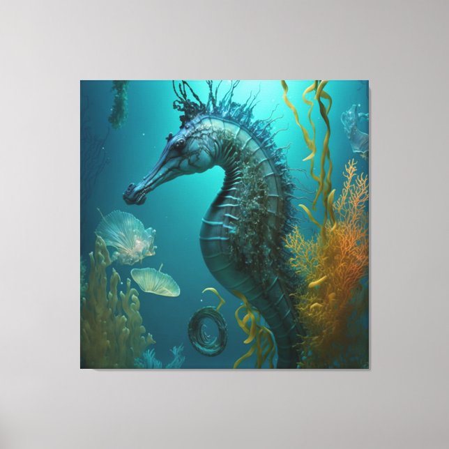 Toile Personnaliser Imaginaire réaliste Océan Animaux Hi (Recto)