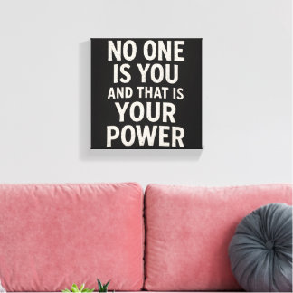 Toile Personne n'est toi