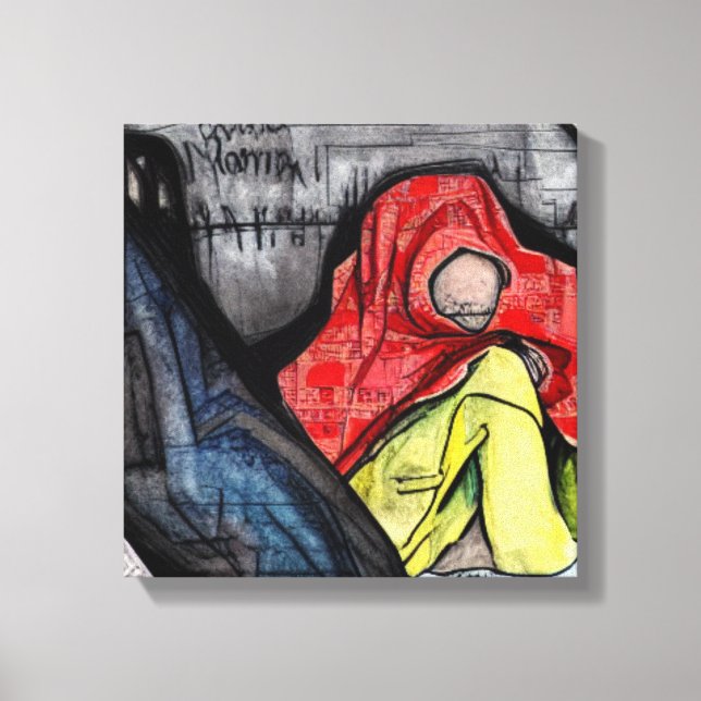 Toile Personne sans abri (Recto)
