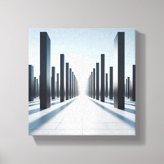 Toile Perspective architecturale minimaliste moderne