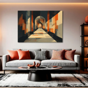 Toile Perspective minimaliste