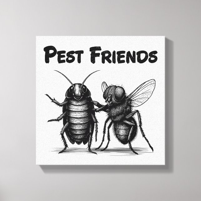 Toile Pest Friends BFF (Recto)