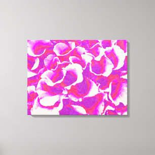 Toile Pétales de fleurs roses Art Abstrait
