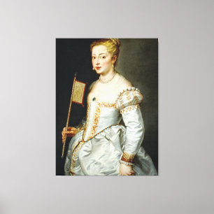 Toile Peter Paul Rubens Portrait d'une dame