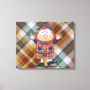 Toile Petit bonhomme