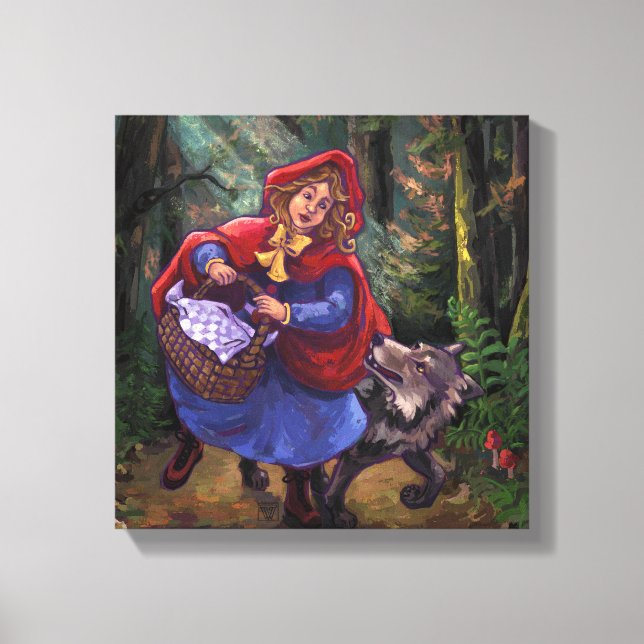 Toile Petit Chaperon Rouge (Recto)