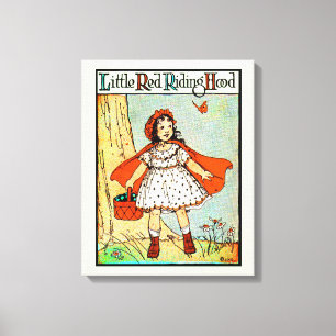 Toile Petit Chaperon Rouge Vintage Mignon
