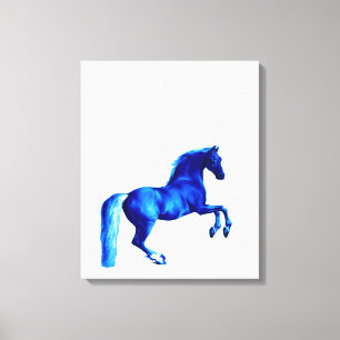 Toile Petit-fils de Godolphin Arabian Blu Canvas Imprime
