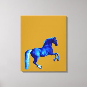 Toile Petit-fils de Godolphin Arabian Blu Canvas Imprime