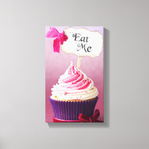 Toile Petit gâteau - mangez-moi