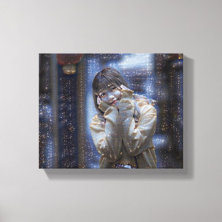 Toile "Petit soleil en jaune