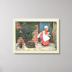 Toile Petite Miss Muffet araignée Comptine de la nurseri