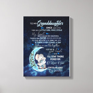 Toile Petites-filles amantes   Lettre à ma petite-fille