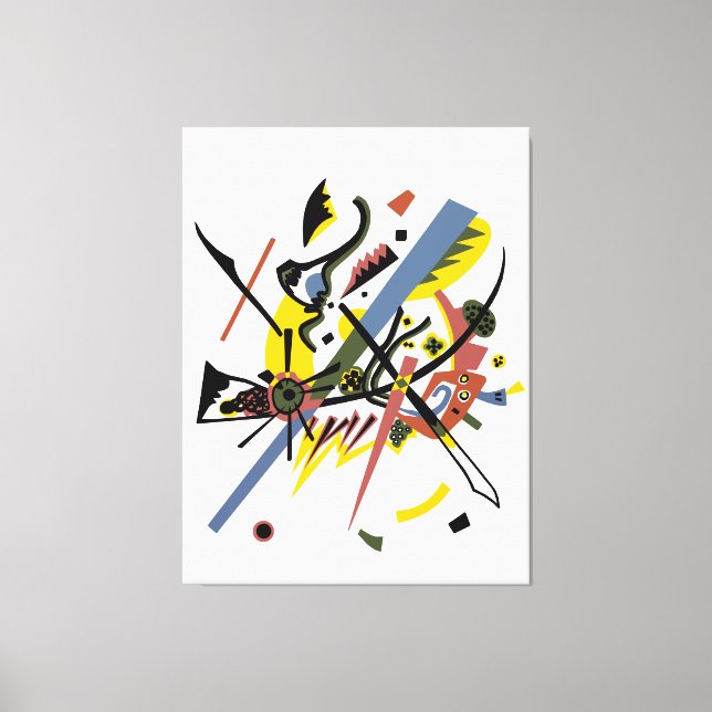 Toile Petits mondes, Vassily Kandinsky en couleurs numér (Recto)