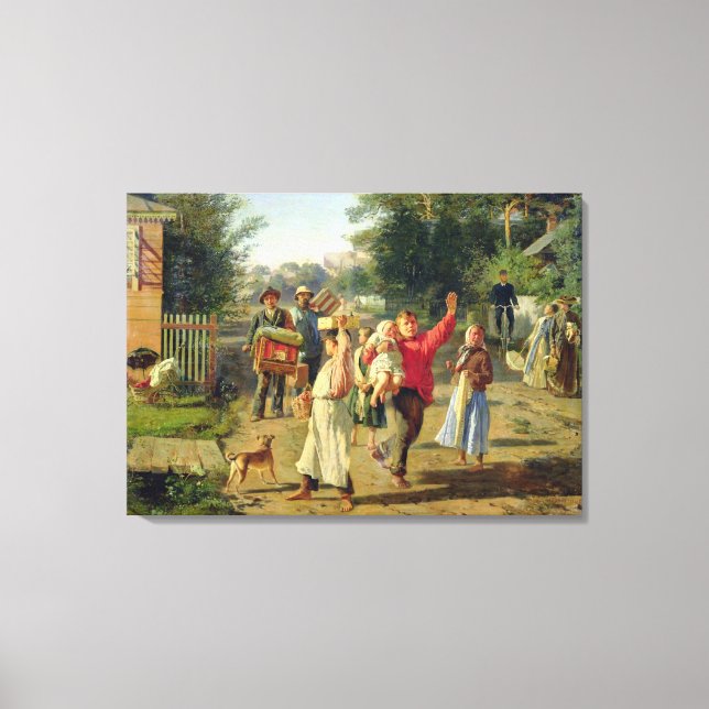 Toile Petrushka arrive, 1888 (Recto)