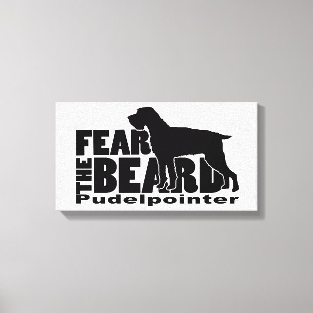 Toile Peur de la barbe - Pudelpointer Gear (Recto)
