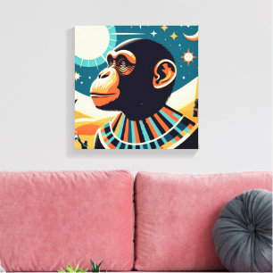 Toile Pharaon Chimpanzé Tout 5