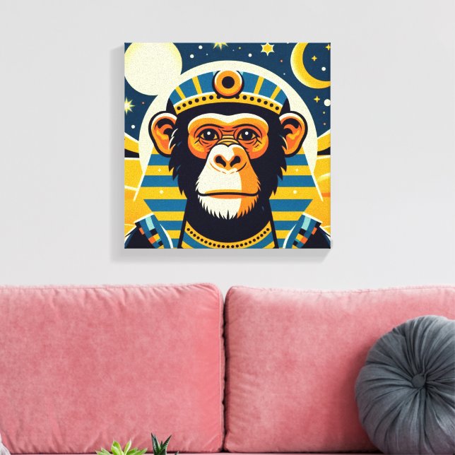 Toile Pharaon Chimpanzé Tout 7 (Insitu(Salon))