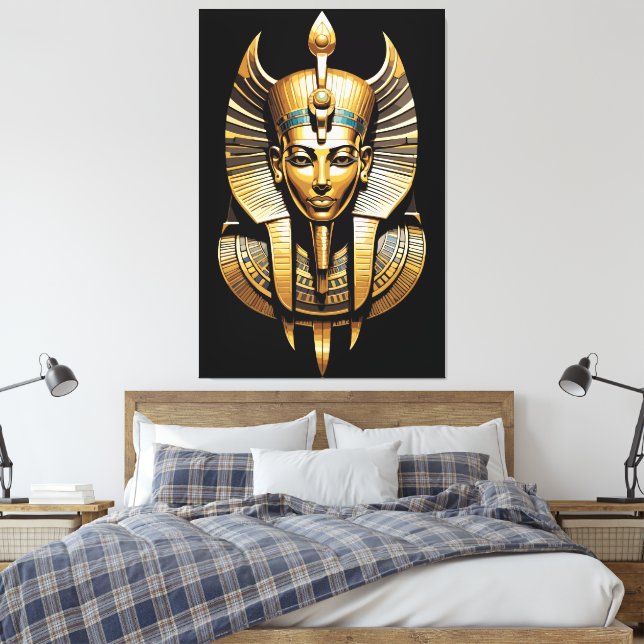 Toile Pharaon d'or en Regal Headdress Art (Insitu(Chambre))