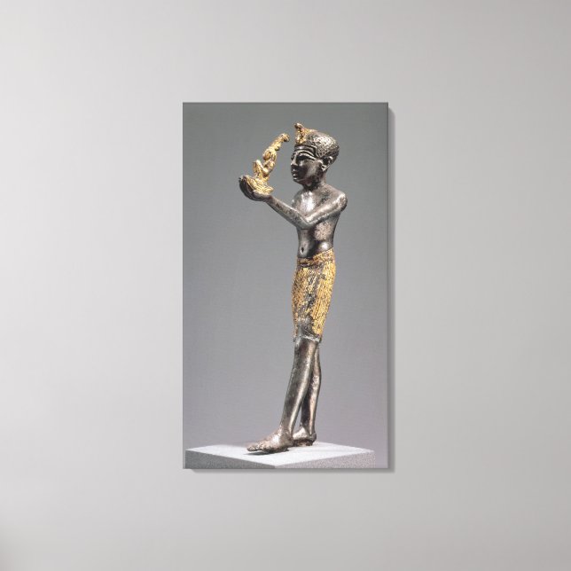 Toile Pharaon en offrande devant la déesse Maat (Recto)