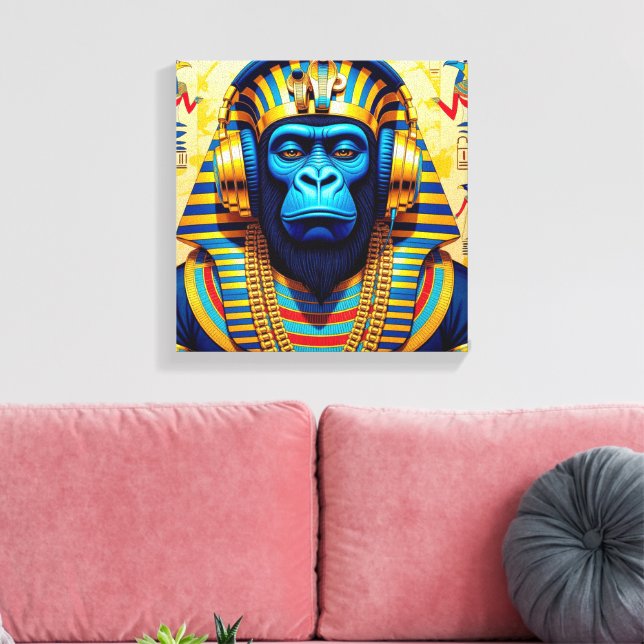 TOILE PHARAON TUT-GORILLE (Insitu(Salon))