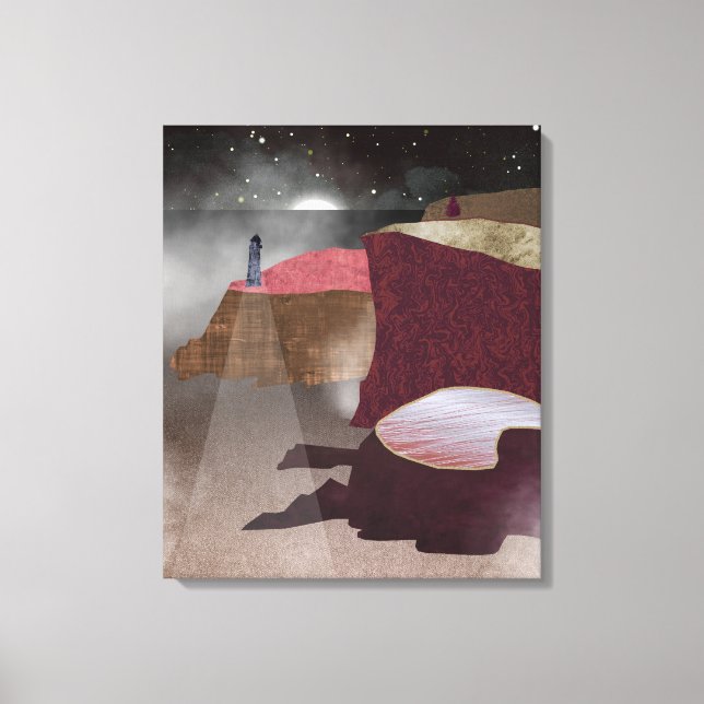 Toile Phare brumeux (Recto)