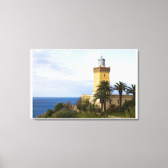 Toile Phare de Cap Spartel à Tanger au Maroc (Recto)