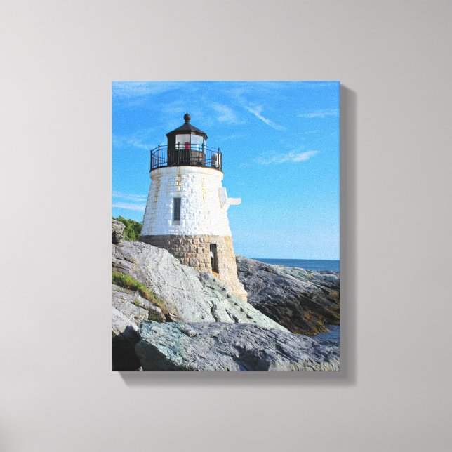 Toile Phare de Castle Hill, Rhode Island (Recto)