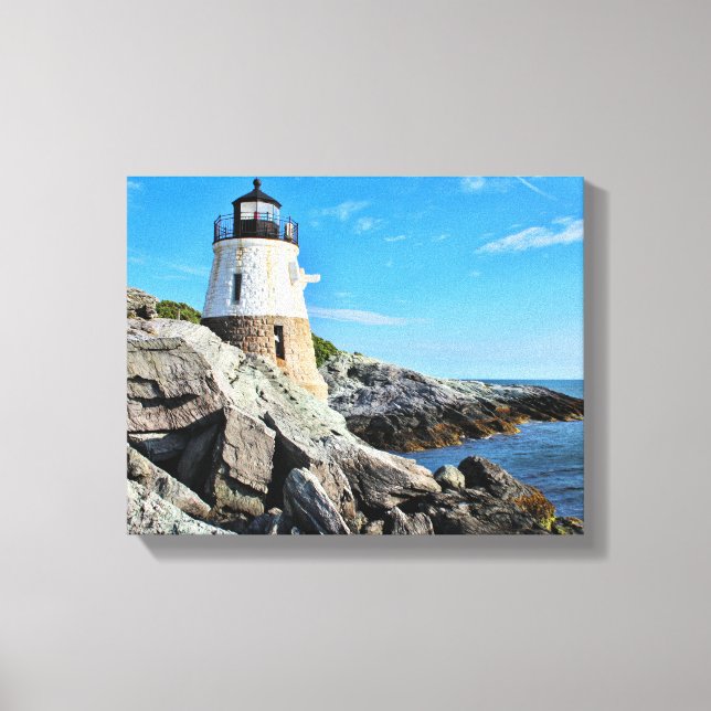 Toile Phare de Castle Hill, Rhode Island (Recto)
