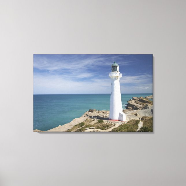 Toile Phare de Castle Point, Castlepoint, Wairarapa, (Recto)