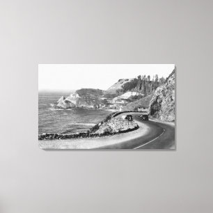 Toile Phare de Hacenta et route principaux de côte de