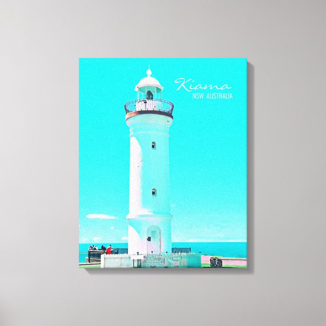 Toile Phare de Kiama NSW Australie (Recto)