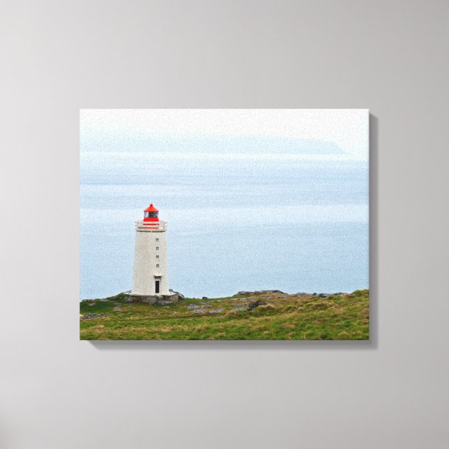 Toile Phare de la péninsule de Vatnsnes - Islande (Recto)